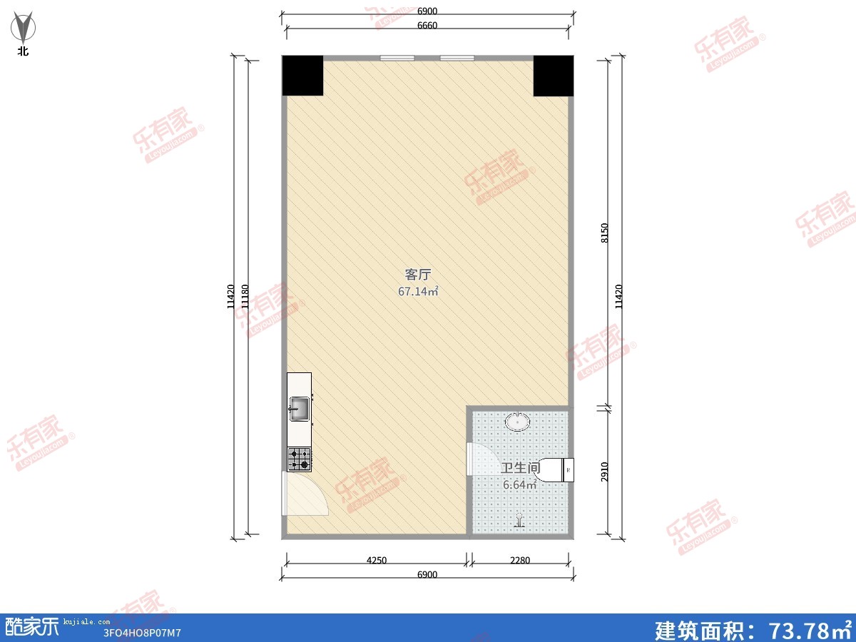 江门万达广场户型图