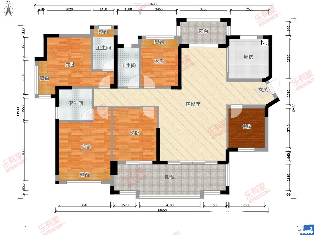 隆生皇冠花园户型图