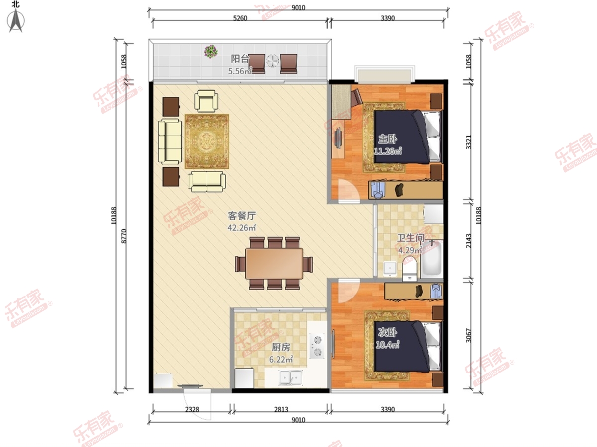 印象麦地户型图