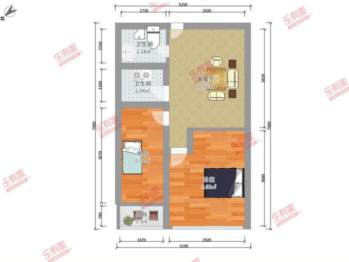 翡翠公寓户型图