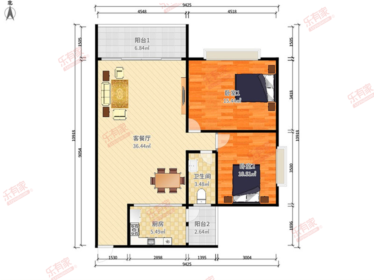 广裕花园二期（中山）户型图