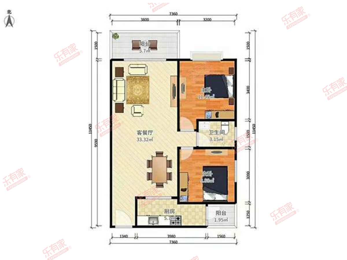 汇美豪庭户型图