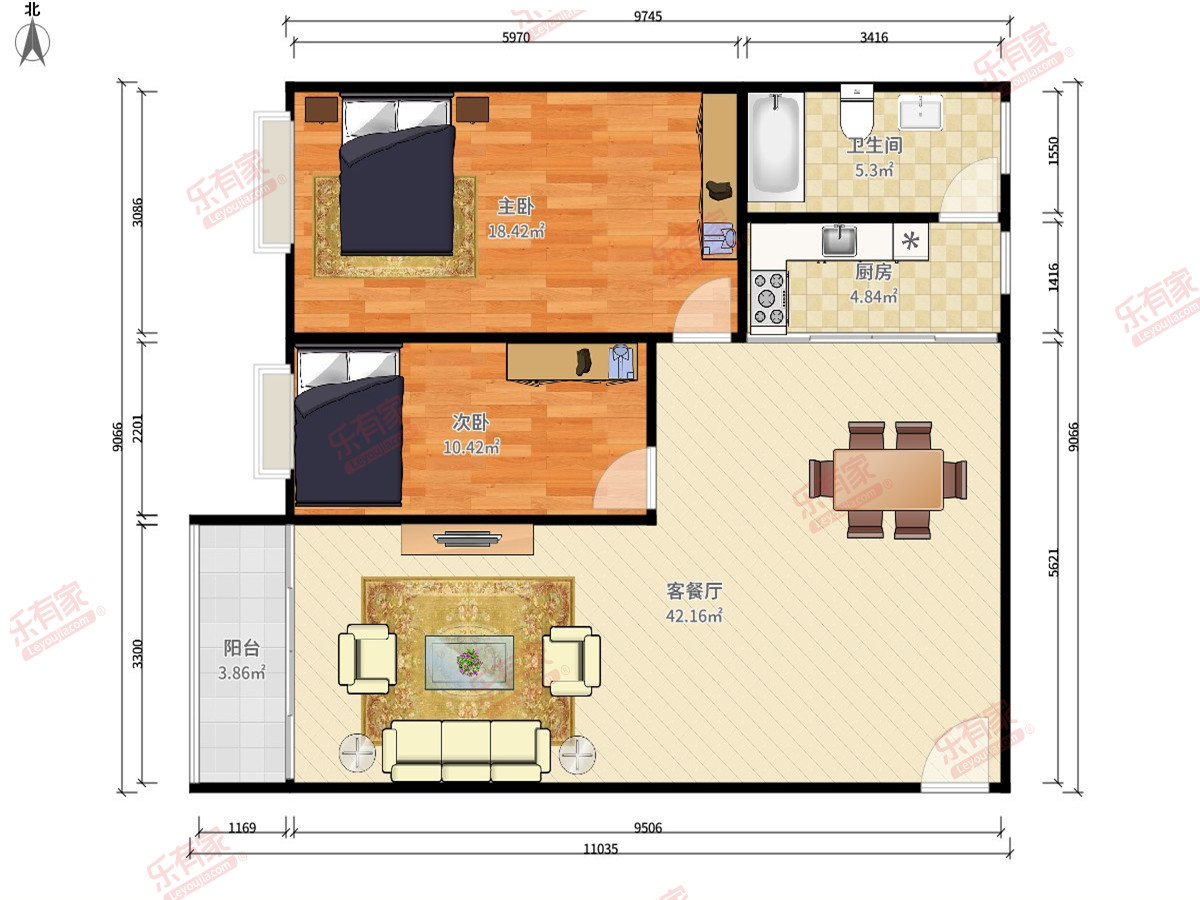 骏鸿花园户型图