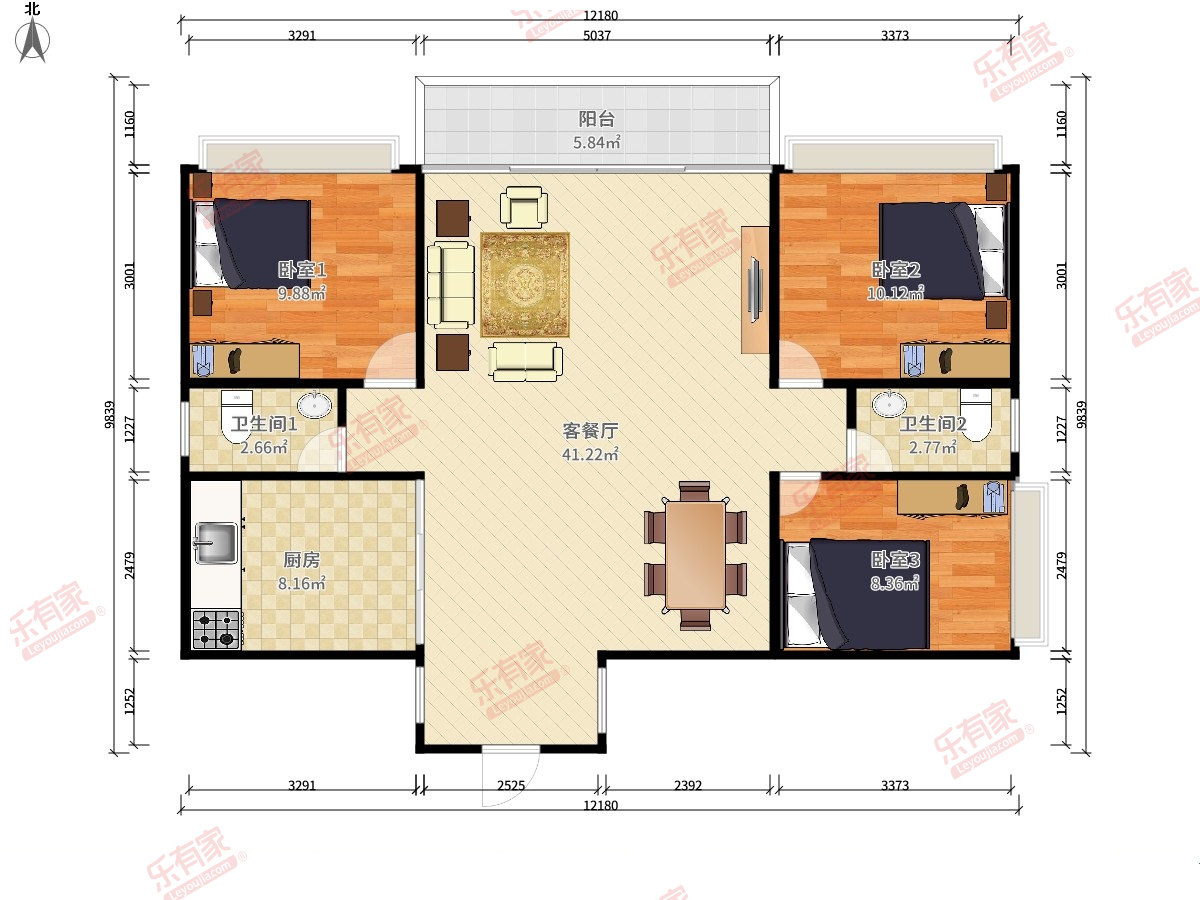 碧桂园越秀·西江御府户型图