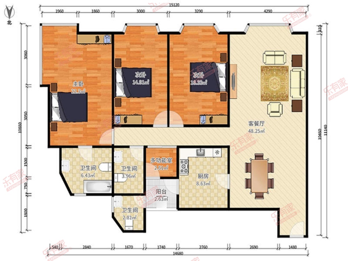 东海花园户型图