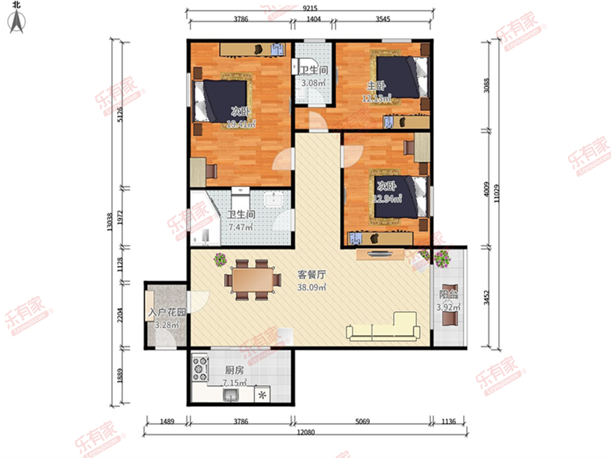 盛世名门户型图