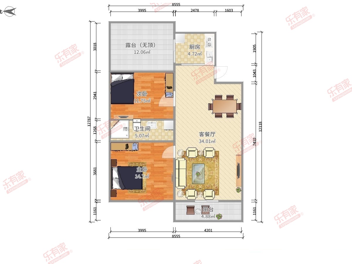 鸿升世纪东方城户型图