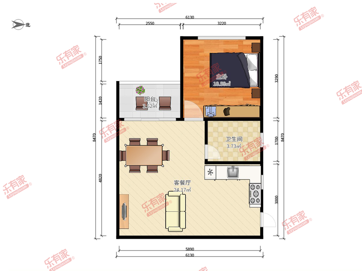 城东名门户型图