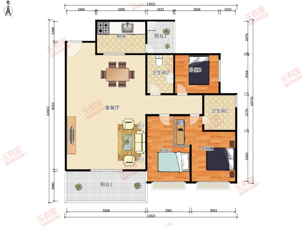 水悦龙湾优质三房两卫换房急售拎包入住高楼层南北阳台