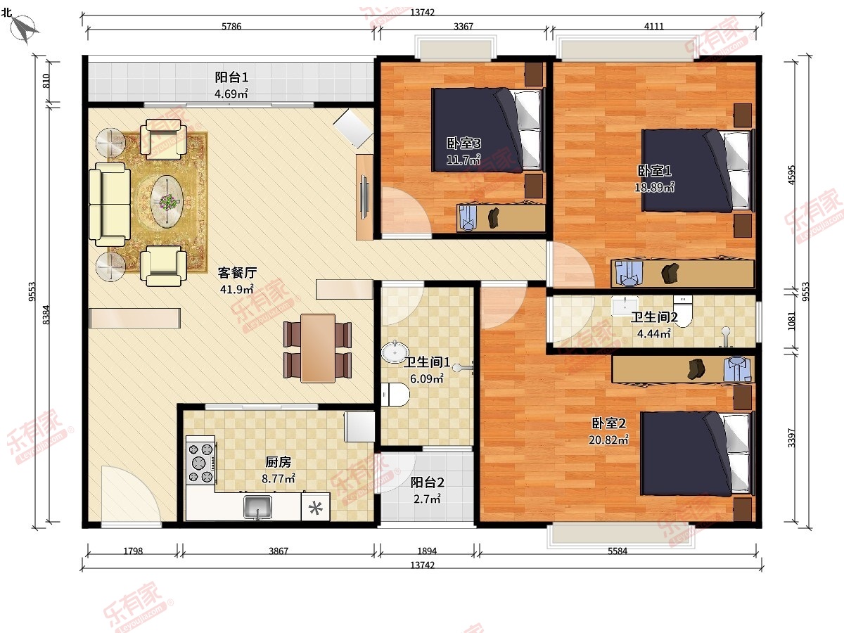 世纪名城户型图