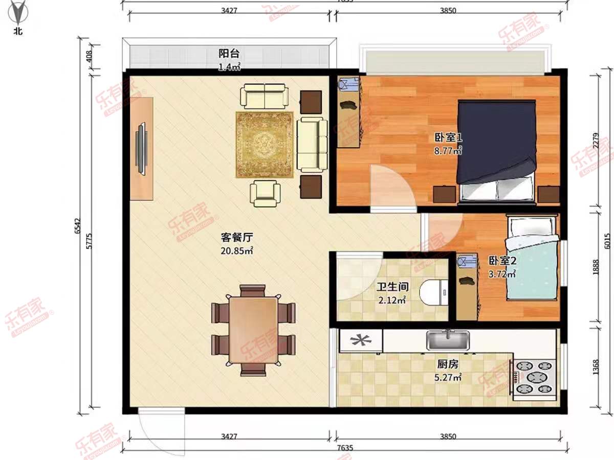 旭日印象户型图