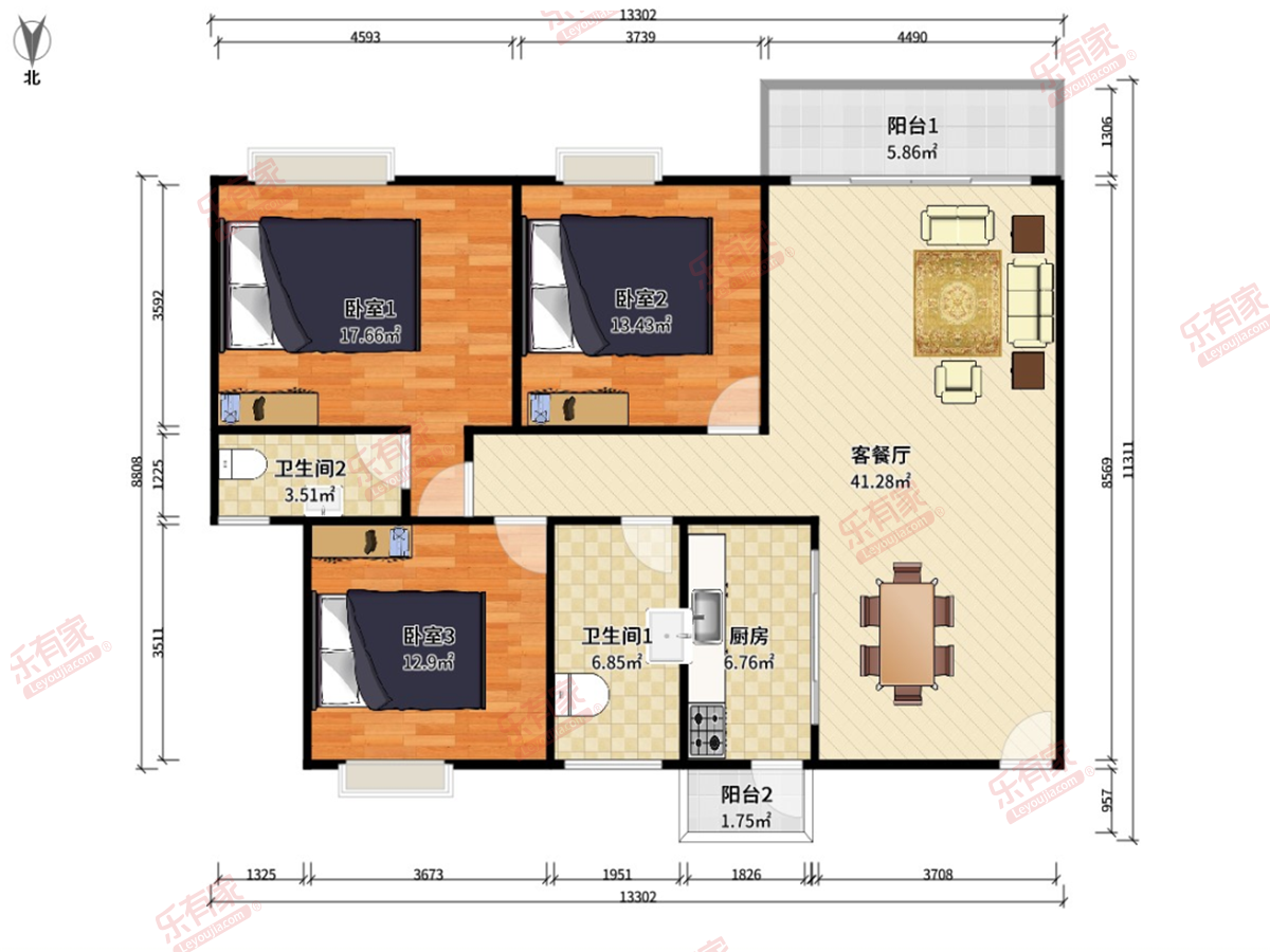 骏逸华庭户型图