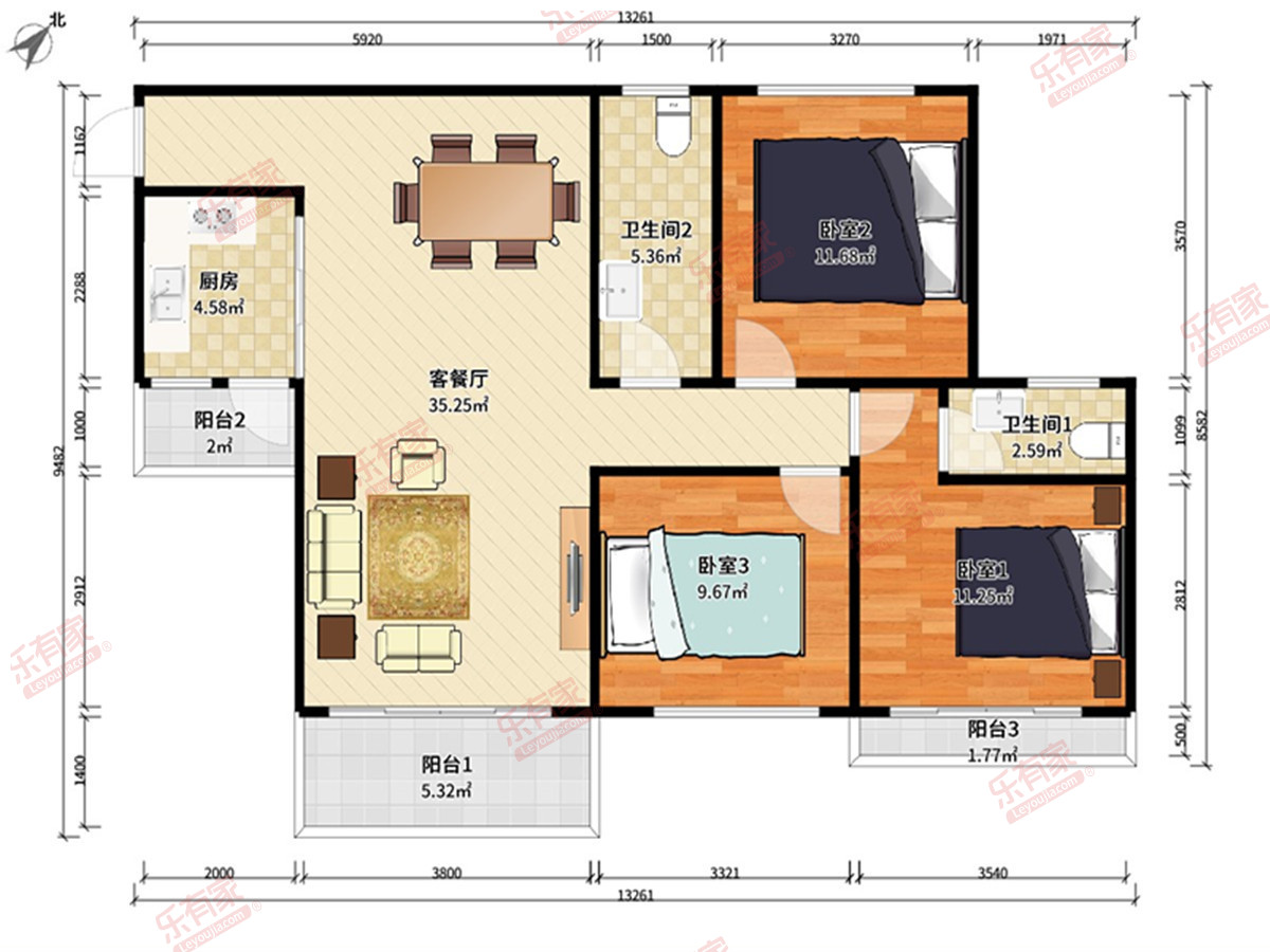 锦绣阳光花园五到八期户型图