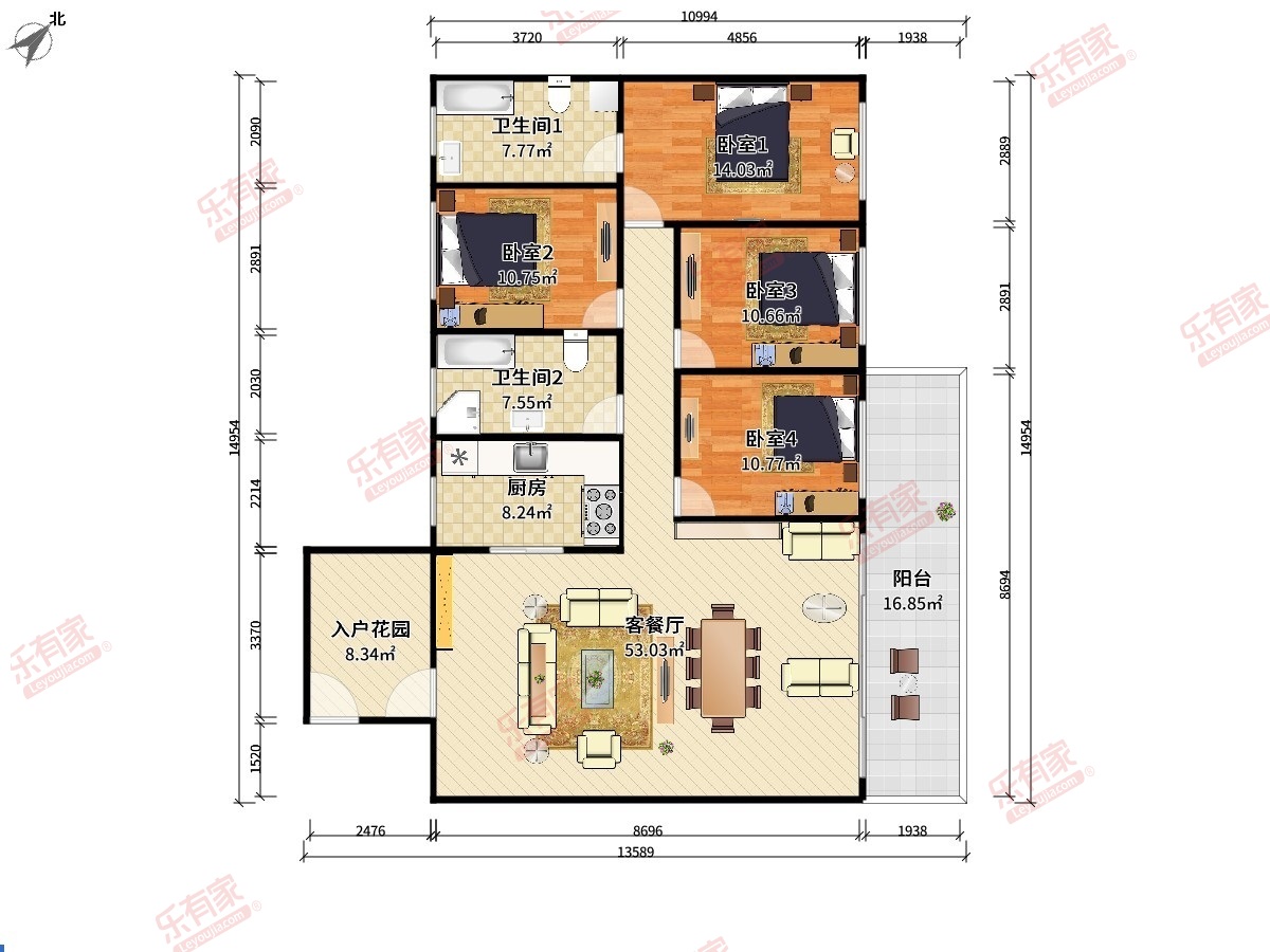 豪逸名苑户型图