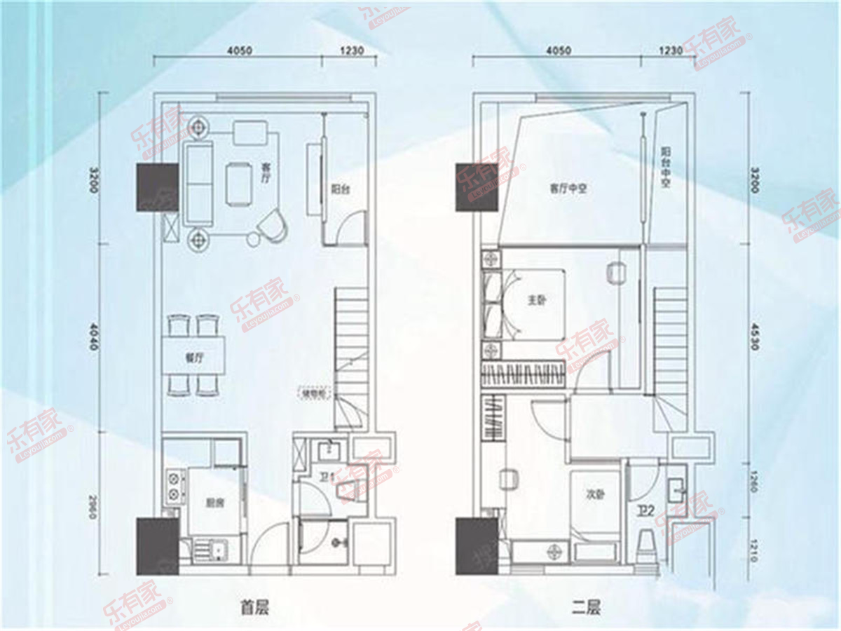 新领域商业广场户型图