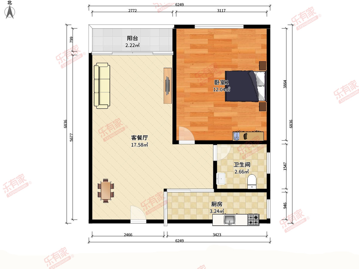 阳光雅筑户型图