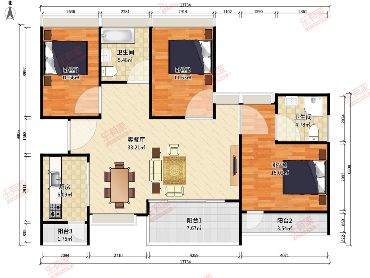 宝昌利御景御峰公馆户型图