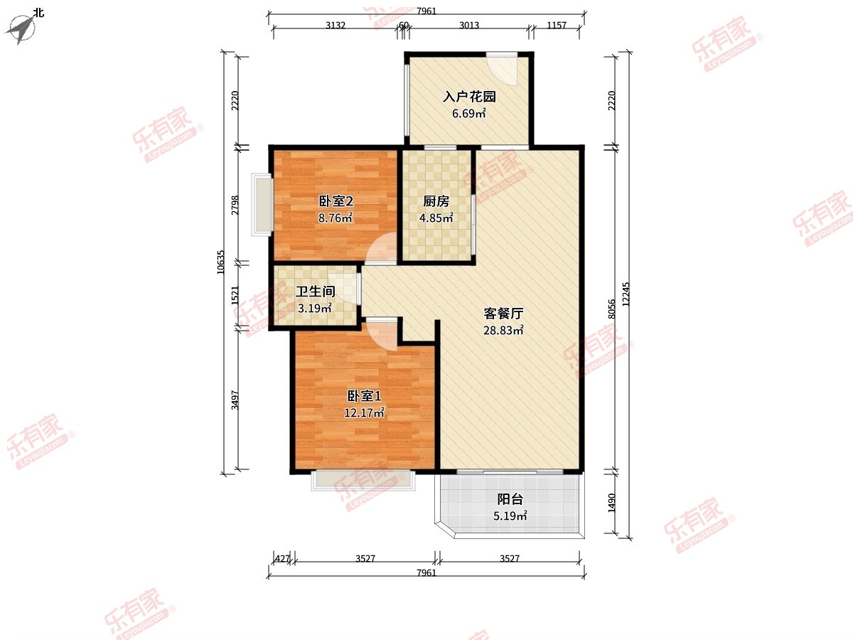 御景华城二期户型图