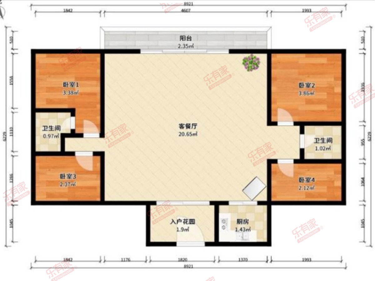 容桂碧桂园户型图