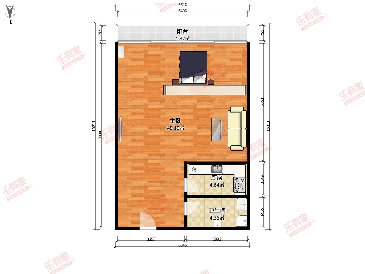 莲塘商务大厦户型图
