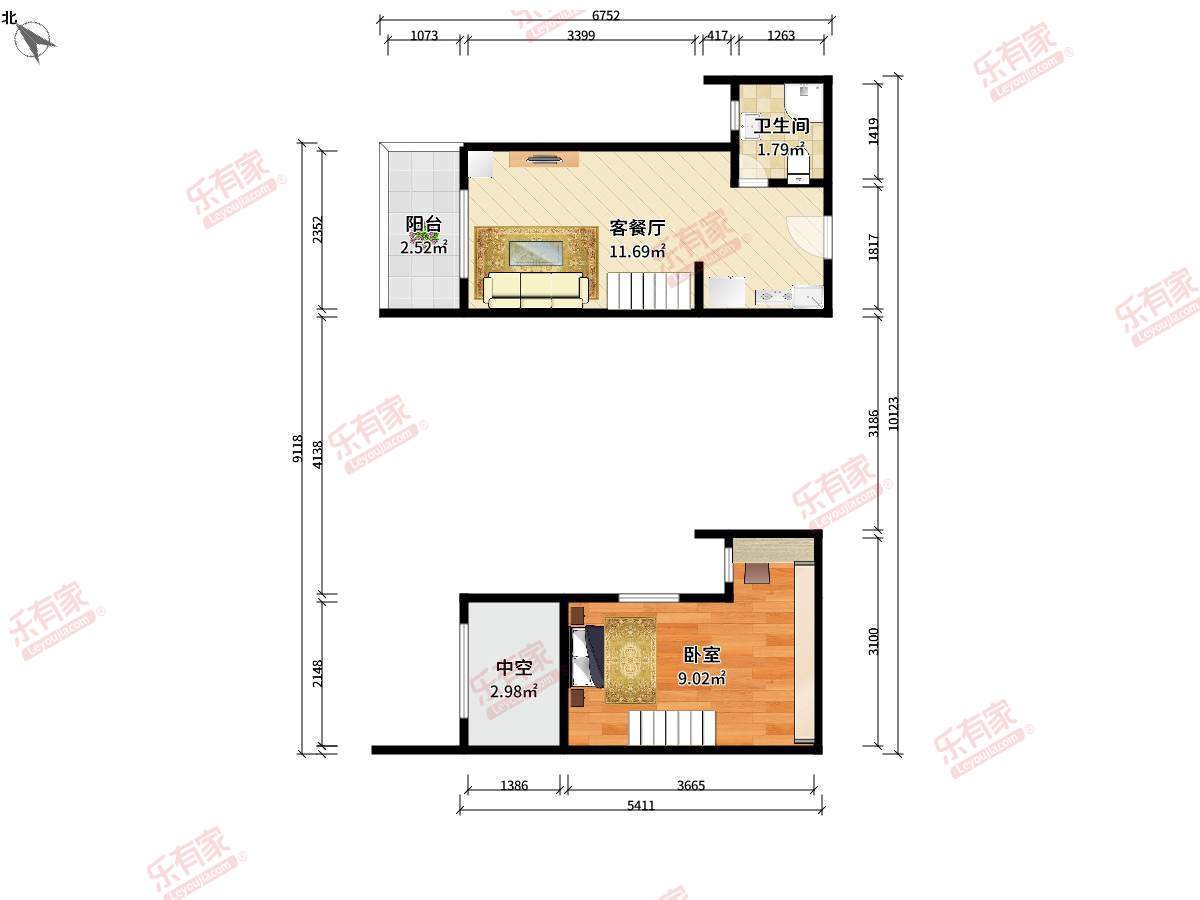 金马商住项目户型图