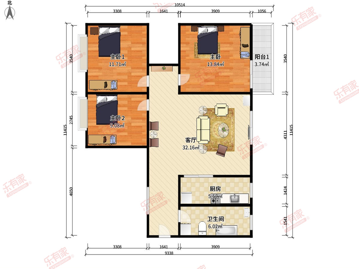 盐步雅居乐御景名门户型图