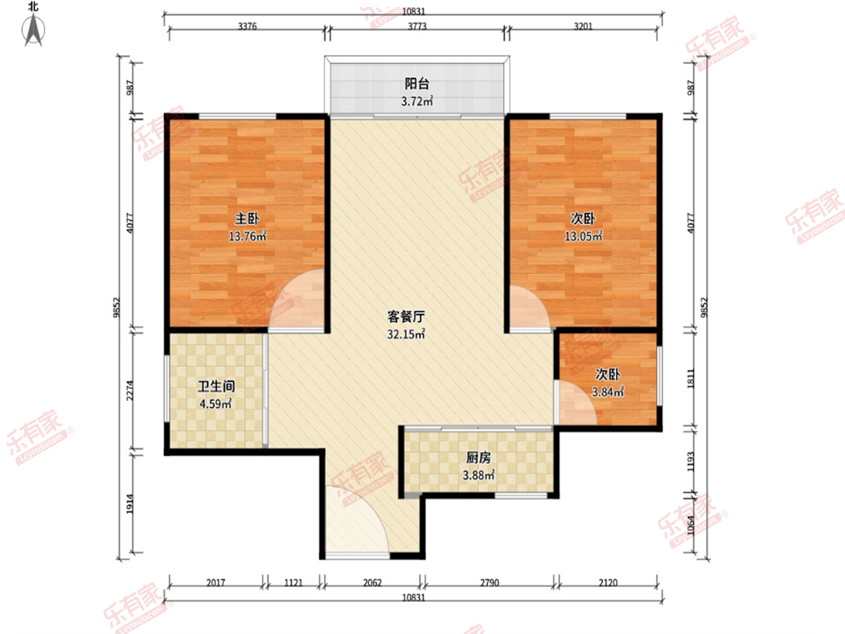 璟都大厦户型图