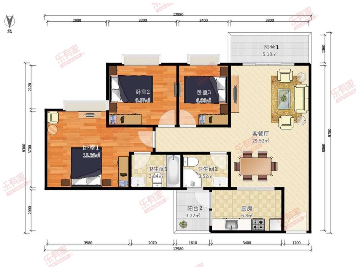 翠景花园四期(翠景湾）户型图
