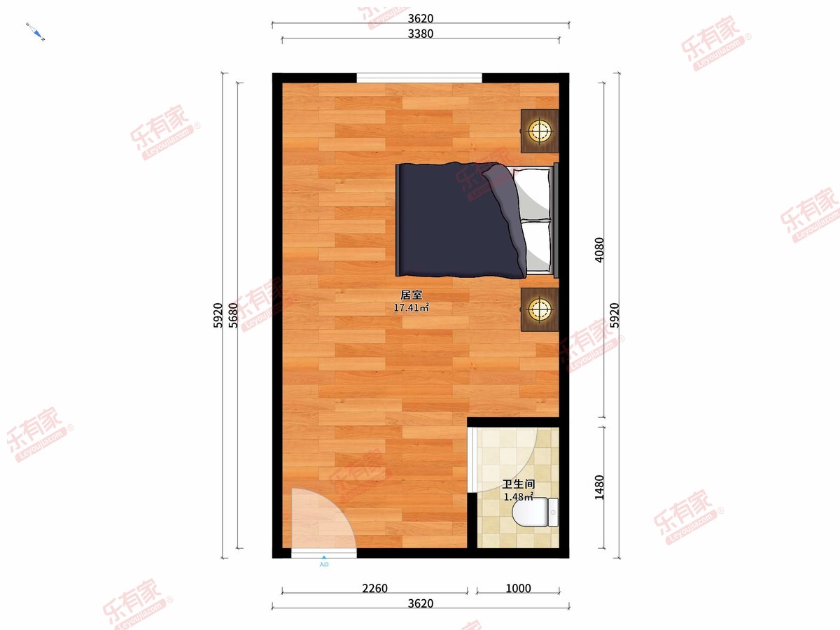冠利达利安公寓户型图