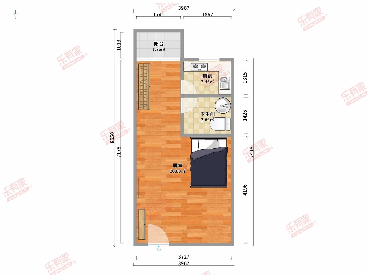 翠馨居户型图