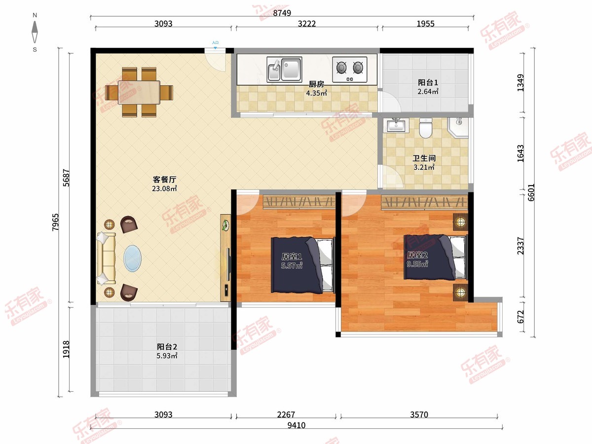 香榭名苑户型图