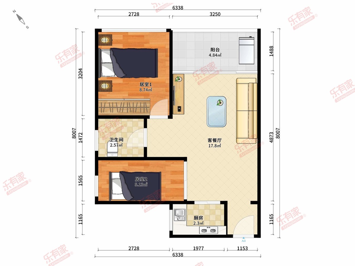 信义锦绣花园户型图