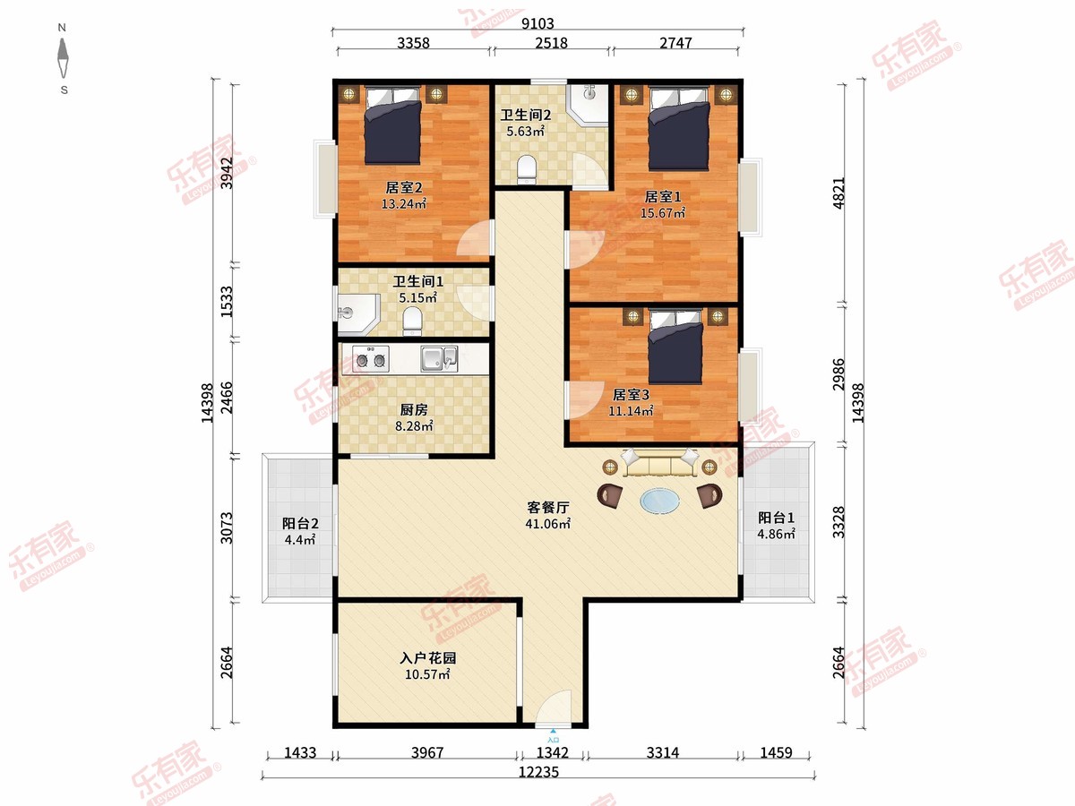 恒凯雅苑户型图
