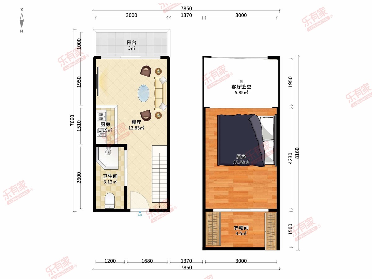 中山碧豪公馆户型图