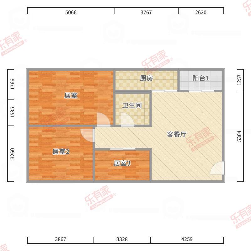 银泉花园E区户型图