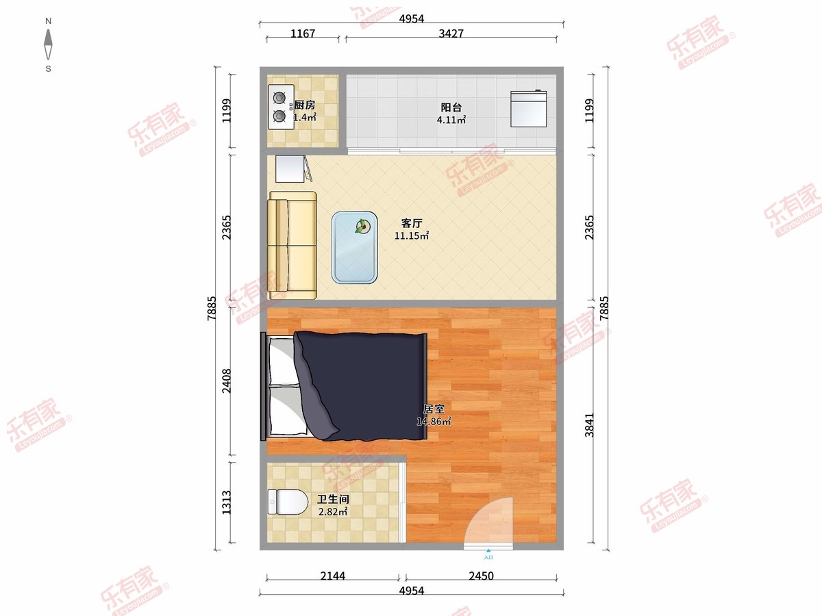 新木新居苑户型图