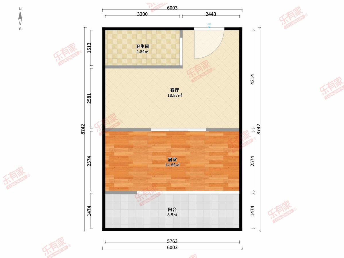 口岸外商公寓户型图