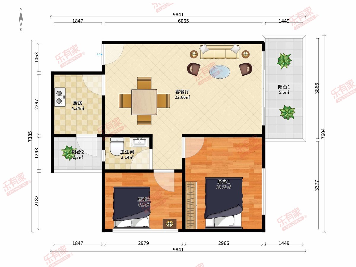 南海台大厦户型图