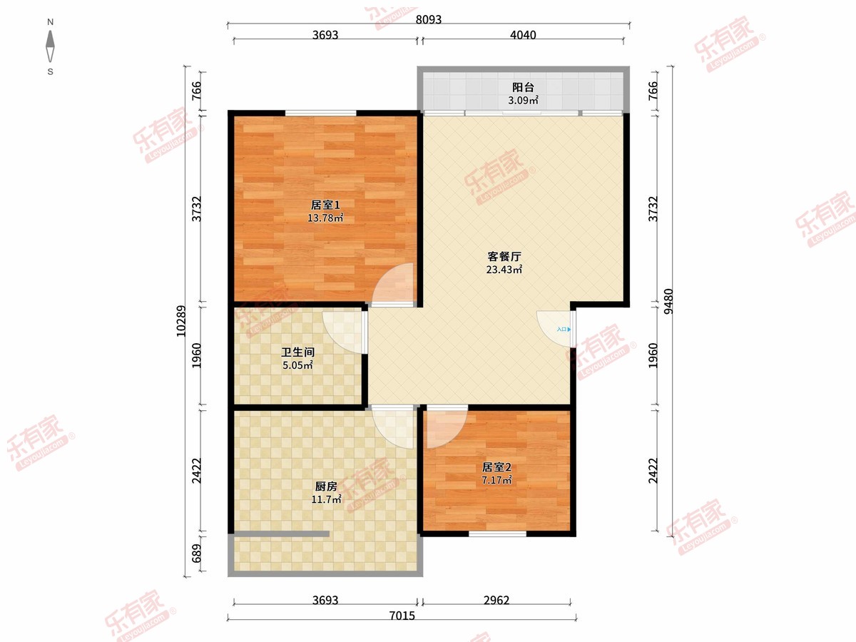 宝龙苑户型图