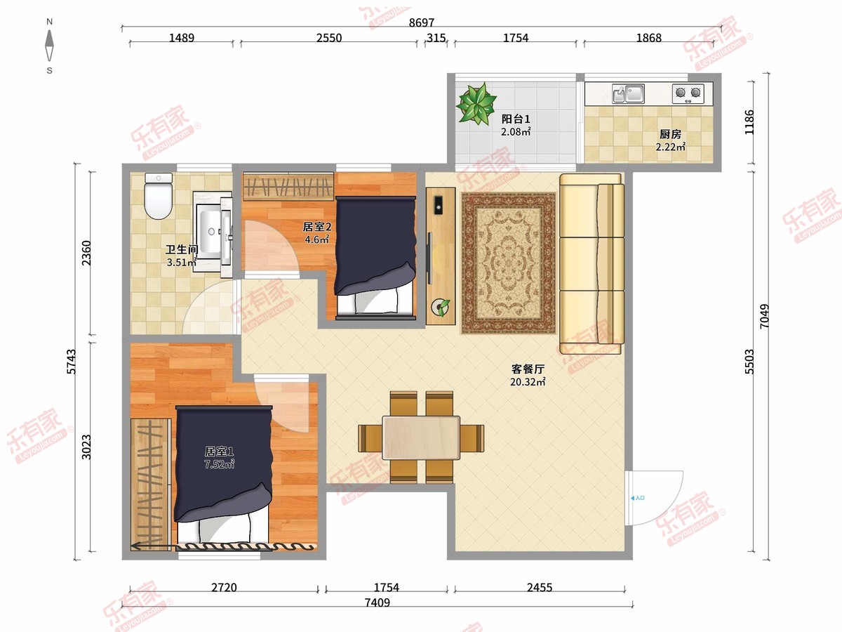 深华科技宿舍楼户型图