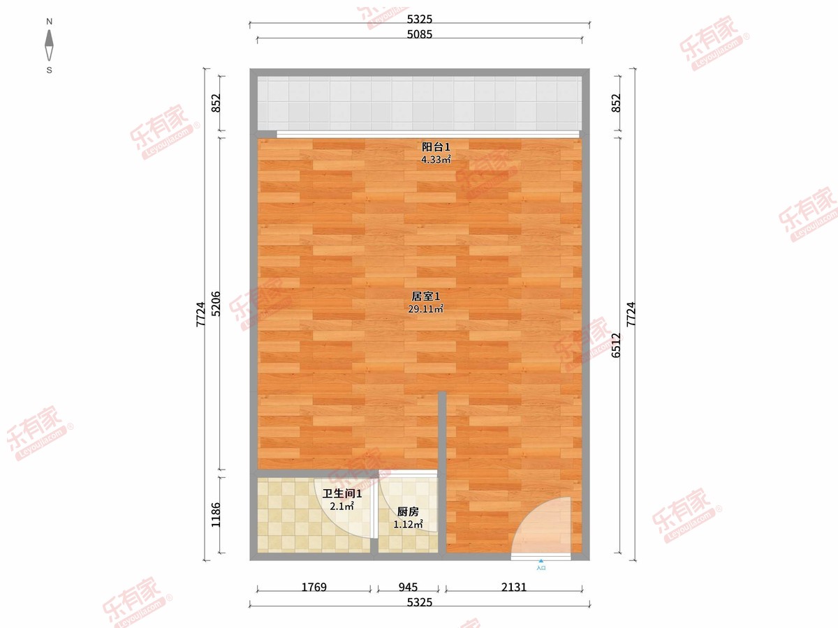 麟恒中心广场三期户型图