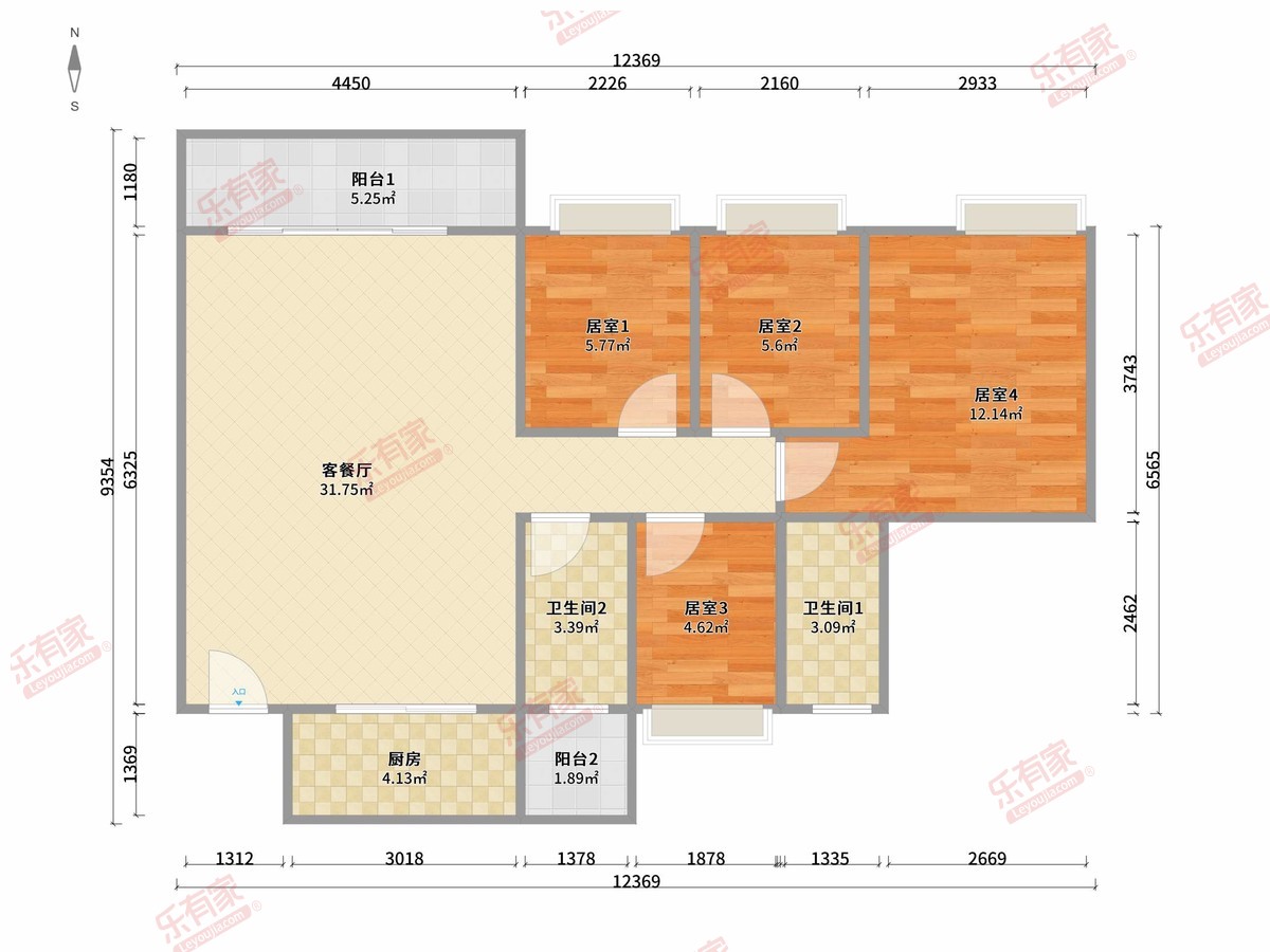 华盈东城美域户型图