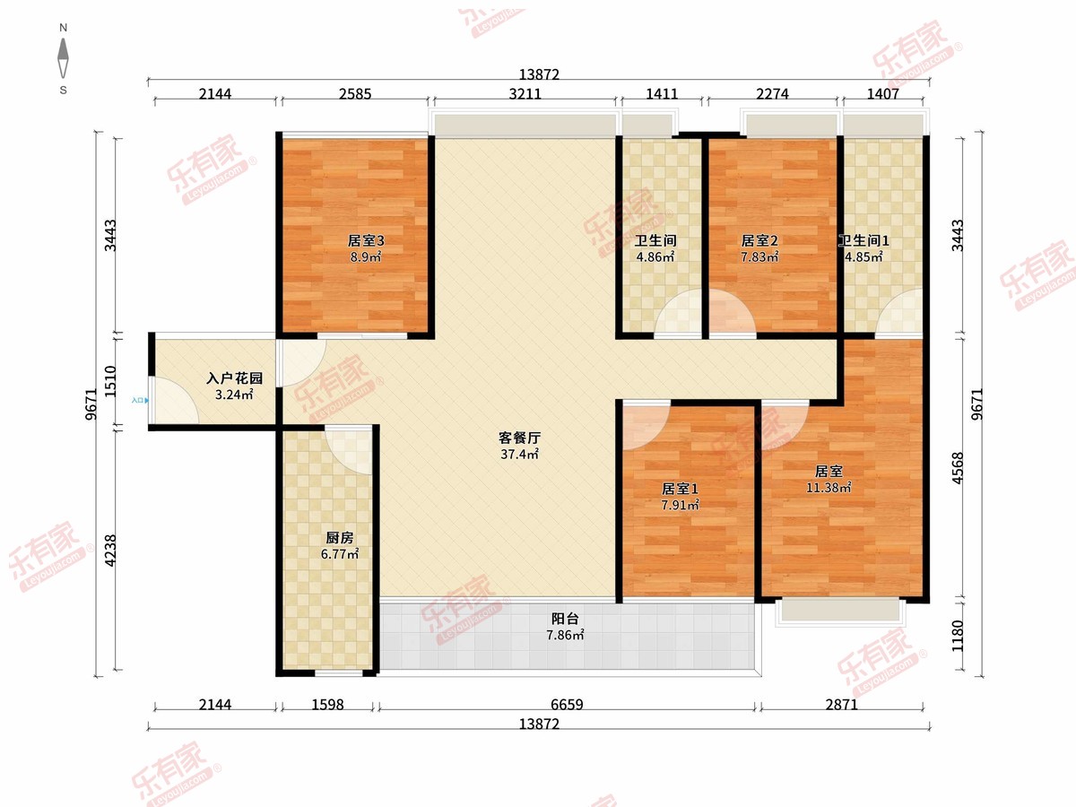 南沙阳光城悦然府户型图