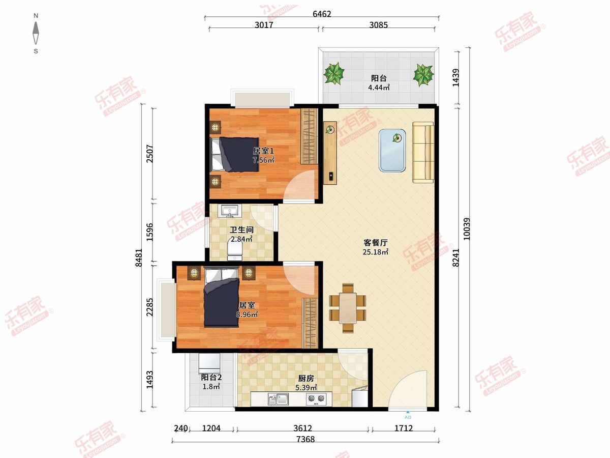 茂基城市华府户型图