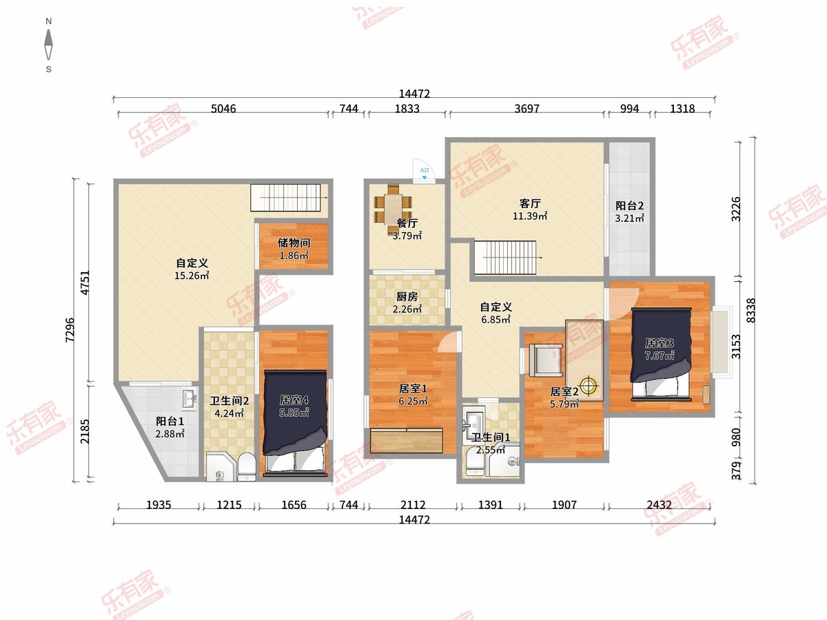 品质花园社区，诚意出售的三房两卫！商圈环绕，配套齐全！提前约