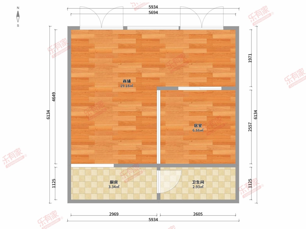 紫竹园住宅楼户型图