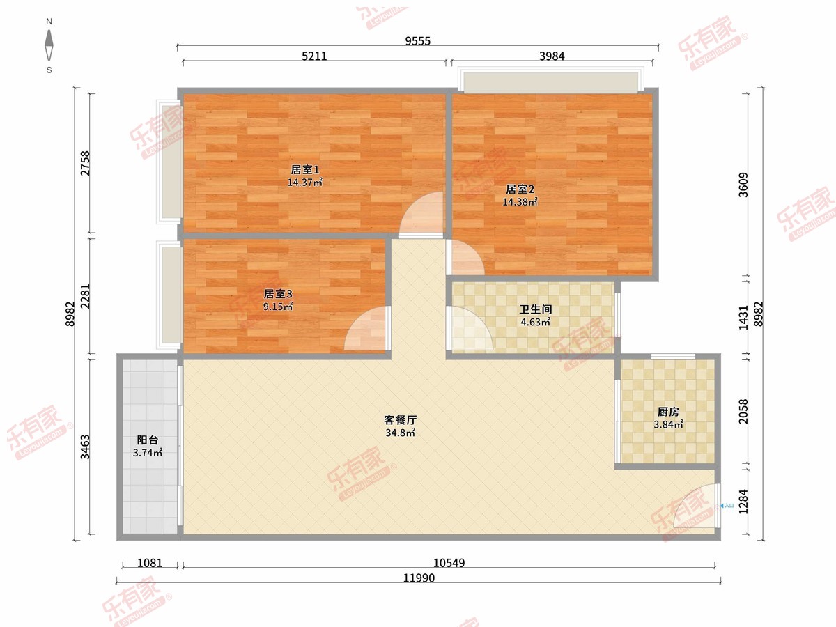 莱茵华庭户型图