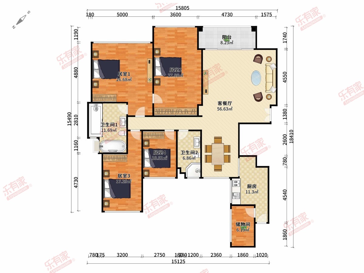 合正荣悦5房，诚心出售