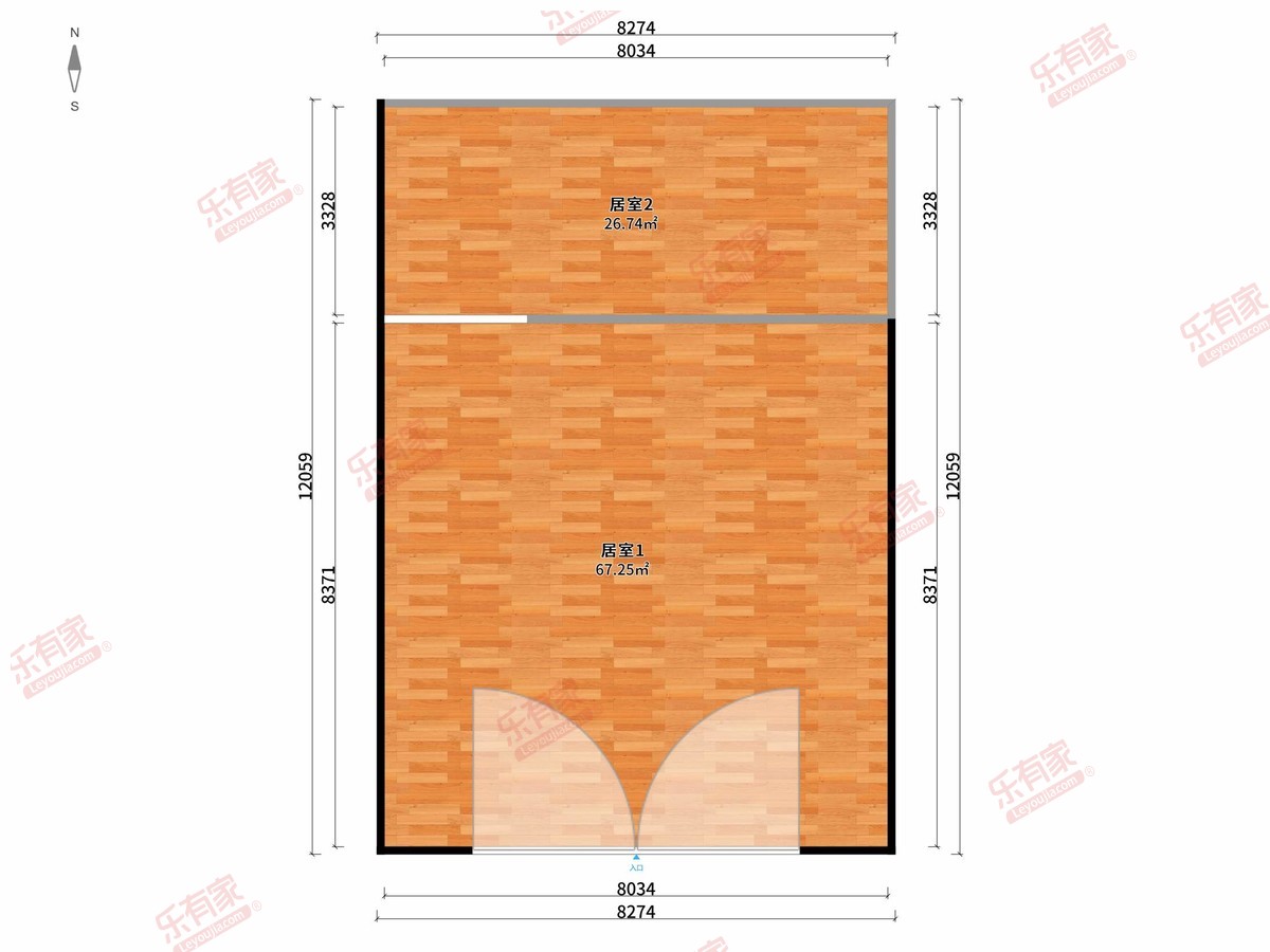 富盈公馆 2房0厅0卫0厨0阳97.62m² 西