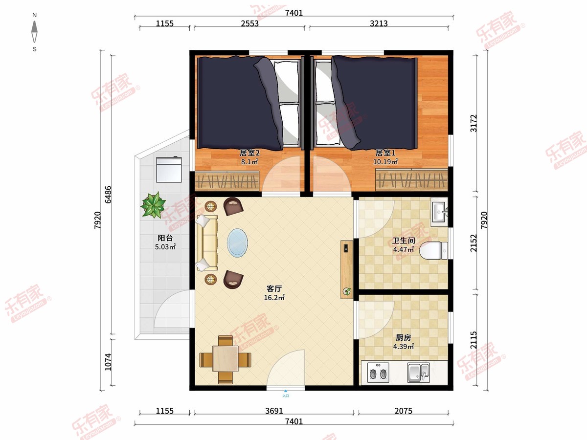 华强统建楼户型图